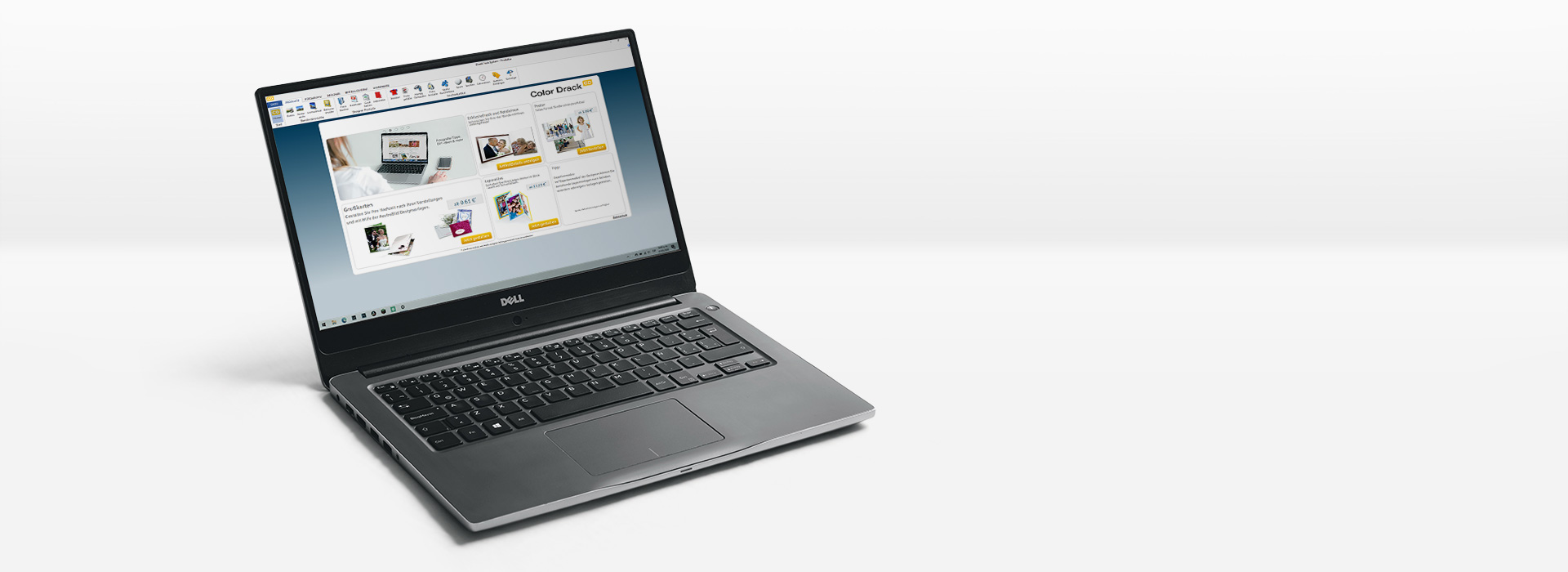 Fotobücher & mehr gestalten mit der kostenlose
Bestellsoftware für Windows